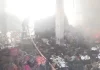 અમદાવાદમાં કાપડના ગોડાઉનમાં ભીષણ આગ….