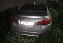 ગાંધીનગરના સરગાસણમાં પૂરપાટ કાર ચલાવી યુવકે અકસ્માત સર્જ્યો……..