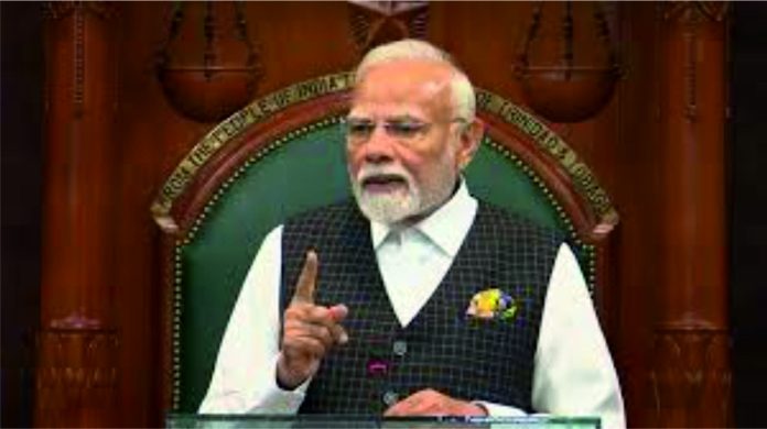 NARENDRA MODI AT SANSAD