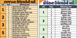 ગાંધીનગર મનપા ચૂંટણીમાં રાજકીય ચિત્ર સ્પષ્ટ : ભાજપ-કોંગ્રેસની ઉમેદવાર પસંદગી બાદ ચૂંટણી જંગ રસપ્રદ બન્યો